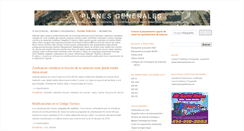 Desktop Screenshot of planesgenerales.com